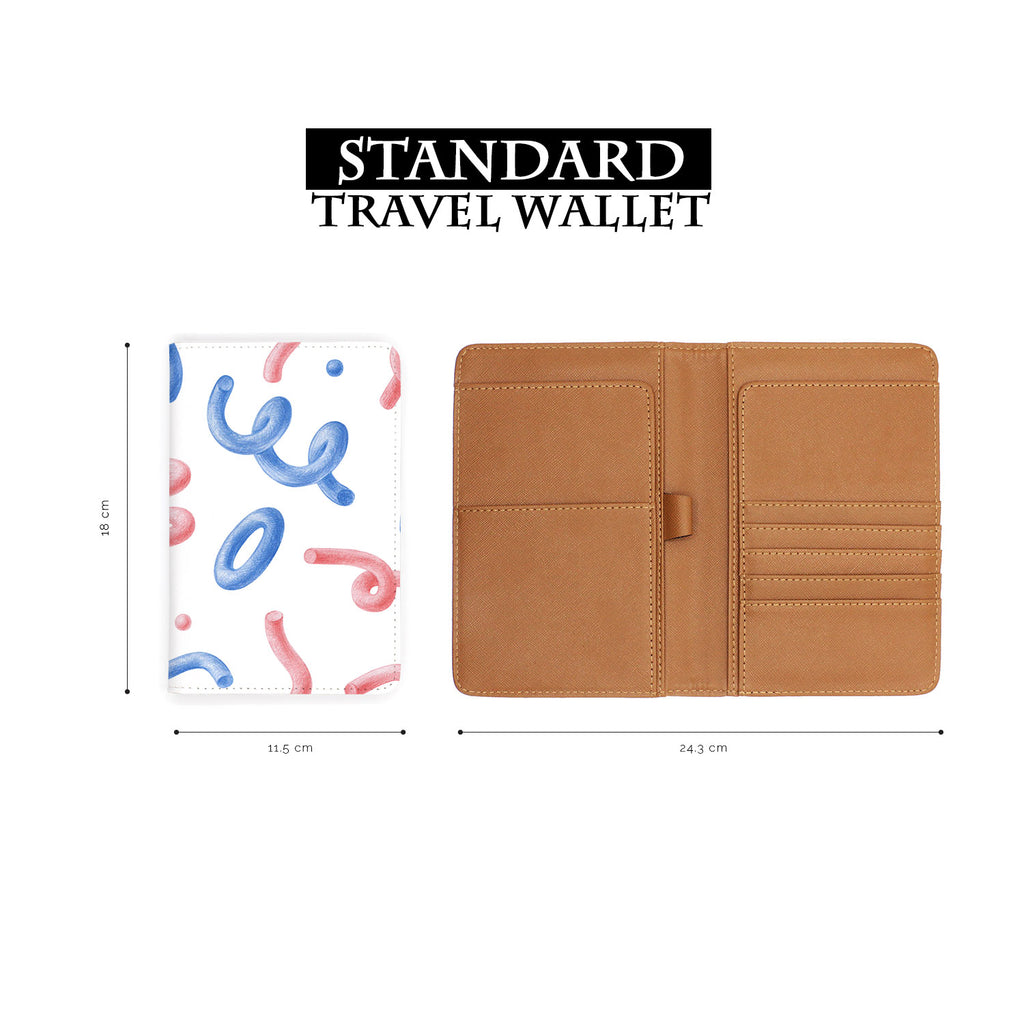 Travel Wallet - Abstract tubes