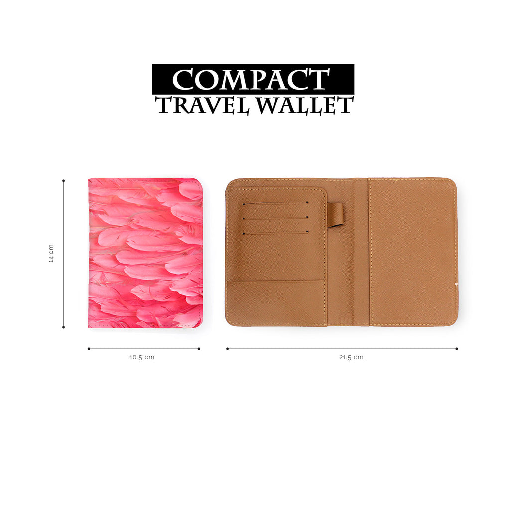 Travel Wallet - Flamingo Feather