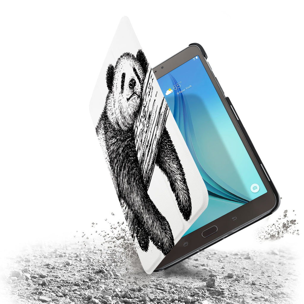 the drop protection feature of Personalized Samsung Galaxy Tab Case with Cute Animal design