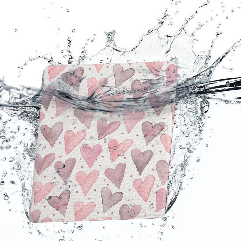 Water-safe fabric cover complements your Kindle Oasis Case with Love design