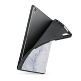 soft tpu back case with personalized iPad case with Marble design