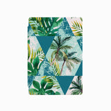 the front side of Personalized Microsoft Surface Pro and Go Case with Tropical Leaves design