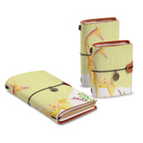 three size of midori style traveler's notebooks with Cute Animal 2 design