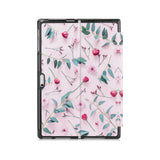 the back side of Personalized Microsoft Surface Pro and Go Case with Flat Flower 2 design