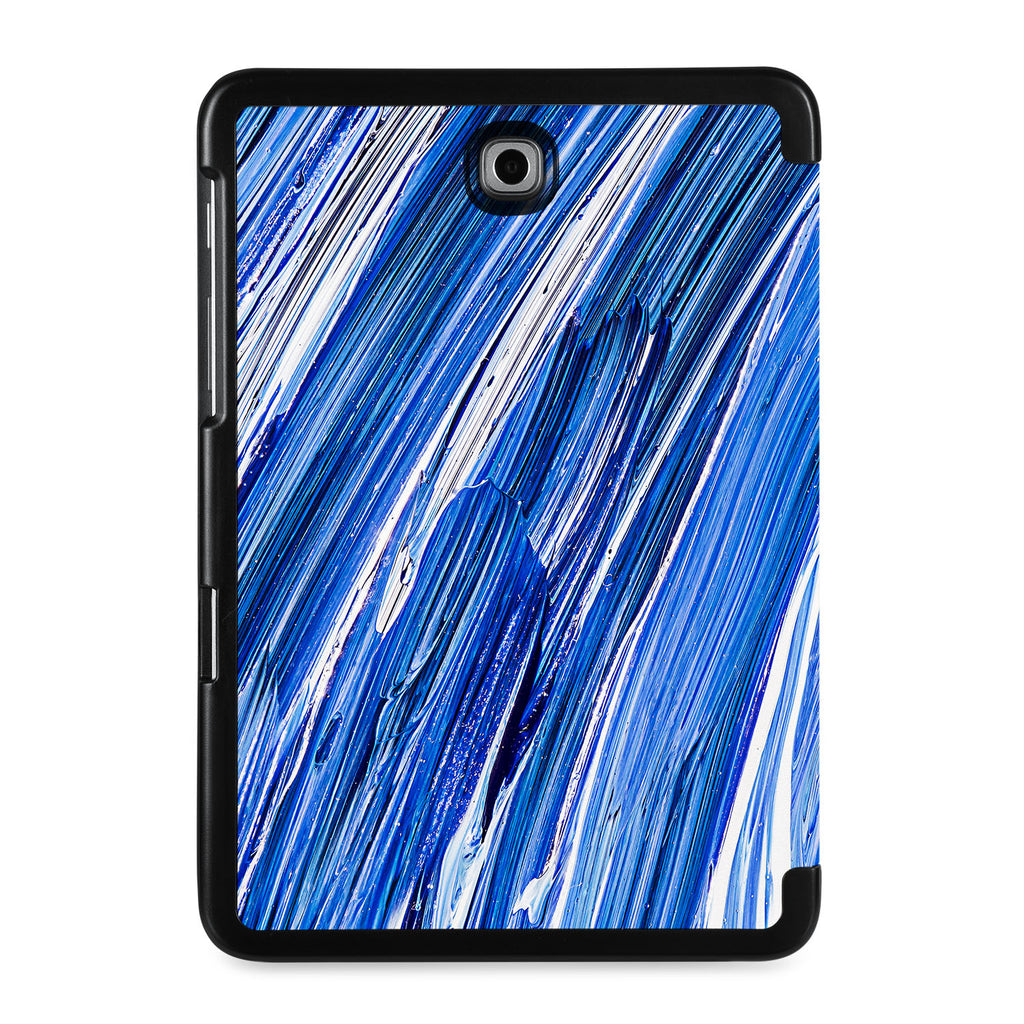 the back view of Personalized Samsung Galaxy Tab Case with Futuristic design