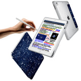 Vista Case iPad Premium Case with Galaxy Universe Design has trifold folio style designed for best tablet protection with the Magnetic flap to keep the folio closed.
