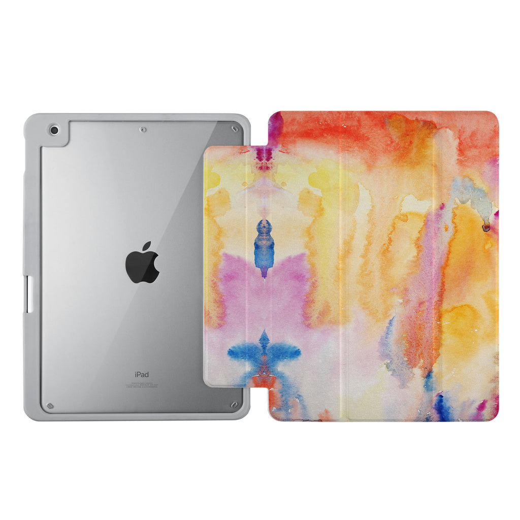 Vista Case iPad Premium Case with Splash Design uses Soft silicone on all sides to protect the body from strong impact.