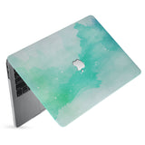 hardshell case with Abstract Watercolor Splash design has matte finish resists scratches