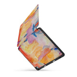 personalized iPad case with pencil holder and Splash design