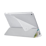 Balance iPad SeeThru Casd with Tropical Leaves Design has a soft edge-to-edge liner that guards your iPad against scratches.
