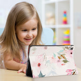 Enjoy the videos or books on a movie stand mode with the personalized iPad folio case with Flamingo design
