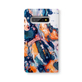 Back Side of Personalized Samsung Galaxy Wallet Case with ArtTang design - swap