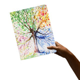 Designed to be the lightest weight of  personalized iPad folio case with Watercolor Flower design