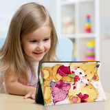 Enjoy the videos or books on a movie stand mode with the personalized iPad folio case with Bird design