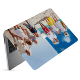 hardshell case with Photo Collage design has matte finish resists scratches