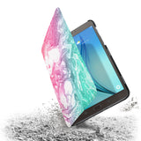 the drop protection feature of Personalized Samsung Galaxy Tab Case with Abstract Oil Painting design