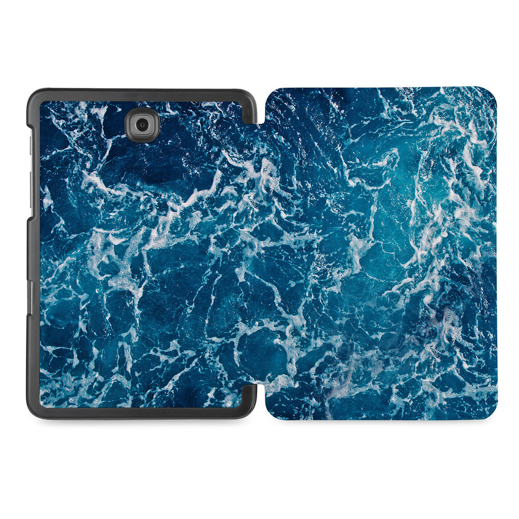 the whole printed area of Personalized Samsung Galaxy Tab Case with Ocean design