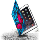 Drop protection from the personalized iPad folio case with Butterfly design 