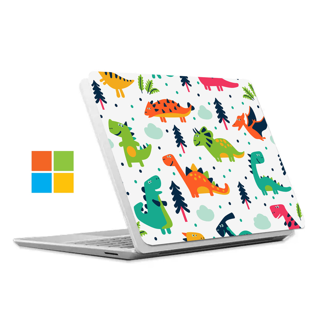 The #1 bestselling Personalized microsoft surface laptop Case with Dinosaur design
