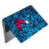 hardshell case with Butterfly design has matte finish resists scratches