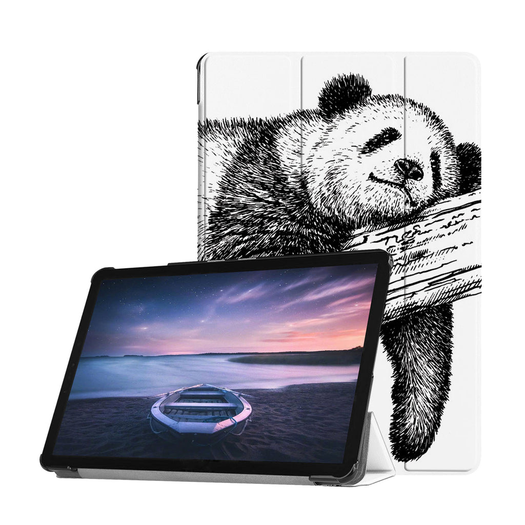 Personalized Samsung Galaxy Tab Case with Cute Animal design provides screen protection during transit