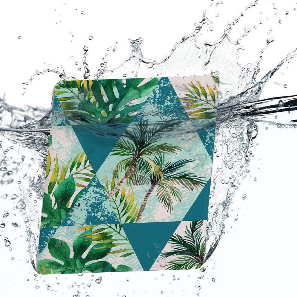 Water-safe fabric cover complements your Kindle Oasis Case with Tropical Leaves design