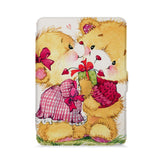 front view of personalized kindle paperwhite case with Bear design - swap