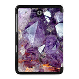 the back view of Personalized Samsung Galaxy Tab Case with Crystal Diamond design