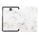 the whole printed area of Personalized Samsung Galaxy Tab Case with Marble 2020 design