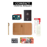 how to use compact size personalized RFID blocking passport travel wallet with Forest Animals 01 design