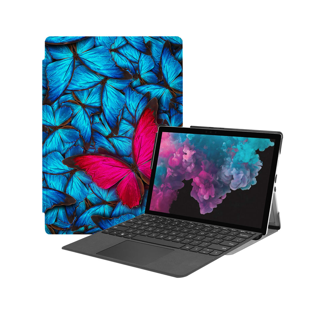 the Hero Image of Personalized Microsoft Surface Pro and Go Case with Butterfly design
