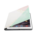 Auto wake and sleep function of the personalized iPad folio case with Simple Scandi Luxe design 