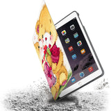 Drop protection from the personalized iPad folio case with Bird design 