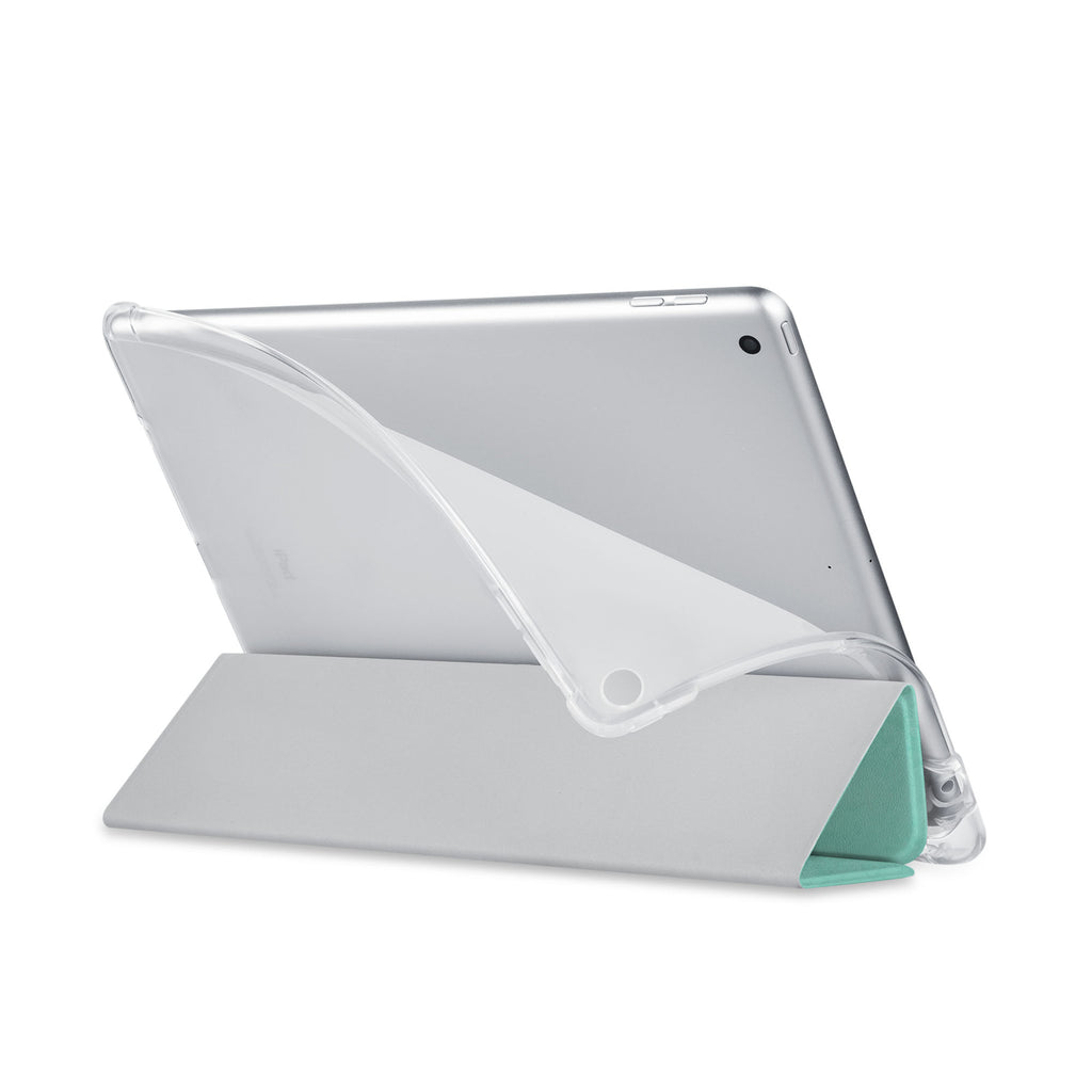 Balance iPad SeeThru Casd with Rusted Metal Design has a soft edge-to-edge liner that guards your iPad against scratches.