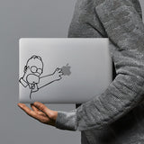 hardshell case with Animated Comedy design combines a sleek hardshell design with vibrant colors for stylish protection against scratches, dents, and bumps for your Macbook