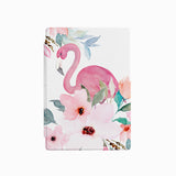 the front side of Personalized Microsoft Surface Pro and Go Case with Flamingo design