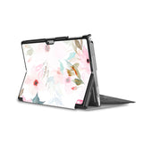 the back side of Personalized Microsoft Surface Pro and Go Case in Movie Stand View with Flamingo design - swap