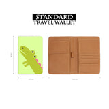 standard size of personalized RFID blocking passport travel wallet with Baby Girl design