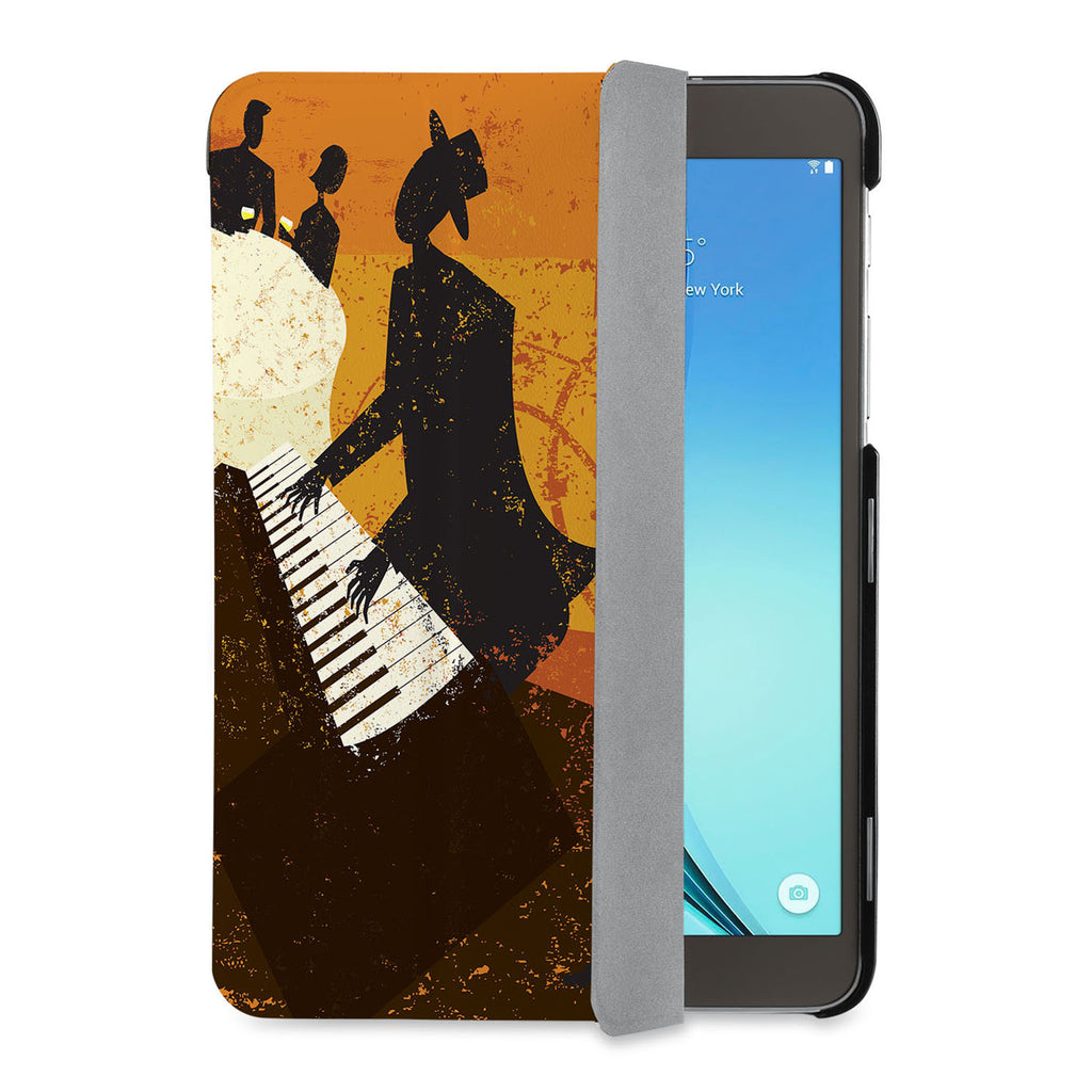 auto on off function of Personalized Samsung Galaxy Tab Case with Music design - swap