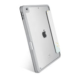 Vista Case iPad Premium Case with Simple Scandi Luxe Design has HD Clear back case allowing asset tagging for the tablet in workplace environment.