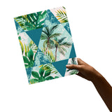 Designed to be the lightest weight of  personalized iPad folio case with Tropical Leaves design
