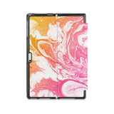 the back side of Personalized Microsoft Surface Pro and Go Case with Abstract Oil Painting design