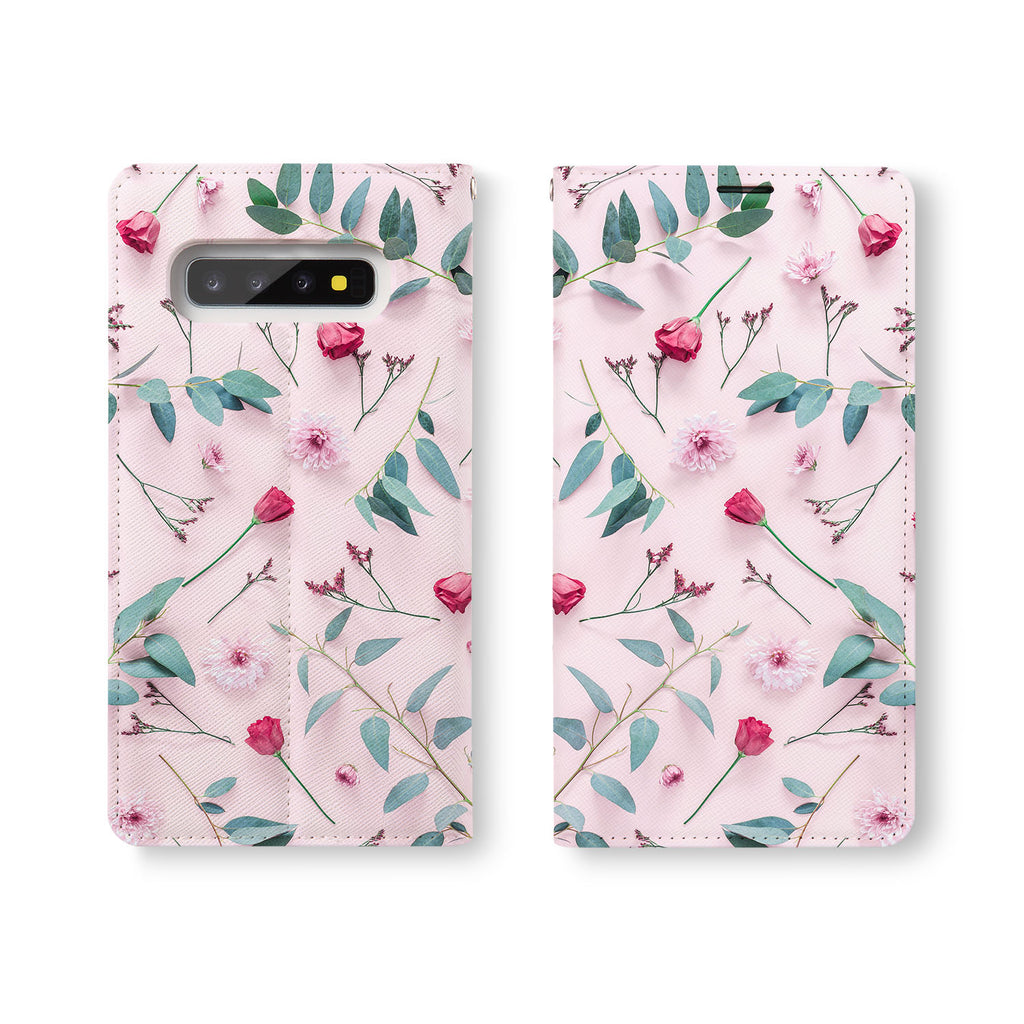 Personalized Samsung Galaxy Wallet Case with PinkFlower desig marries a wallet with an Samsung case, combining two of your must-have items into one brilliant design Wallet Case. 