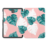 the whole printed area of Personalized Samsung Galaxy Tab Case with Pink Flower 2 design