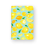 front view of personalized RFID blocking passport travel wallet with Fruit design