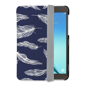 auto on off function of Personalized Samsung Galaxy Tab Case with Feather design - swap