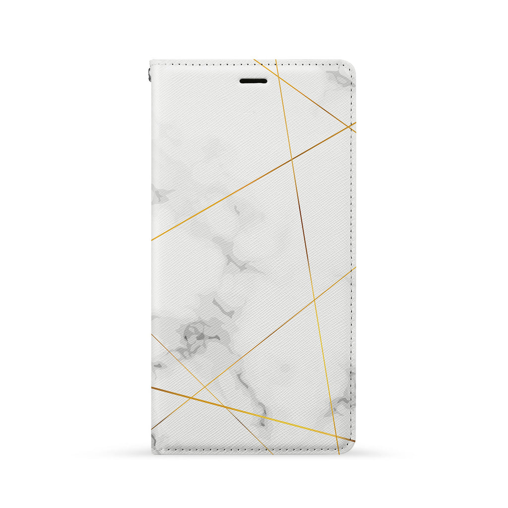 Front Side of Personalized iPhone Wallet Case with Marble 2020 design