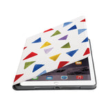 Auto wake and sleep function of the personalized iPad folio case with Geometry Pattern design 