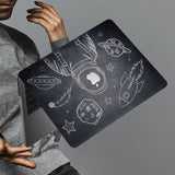 hardshell case with Astronaut Space design holds up to scratches, punctures, and dents
