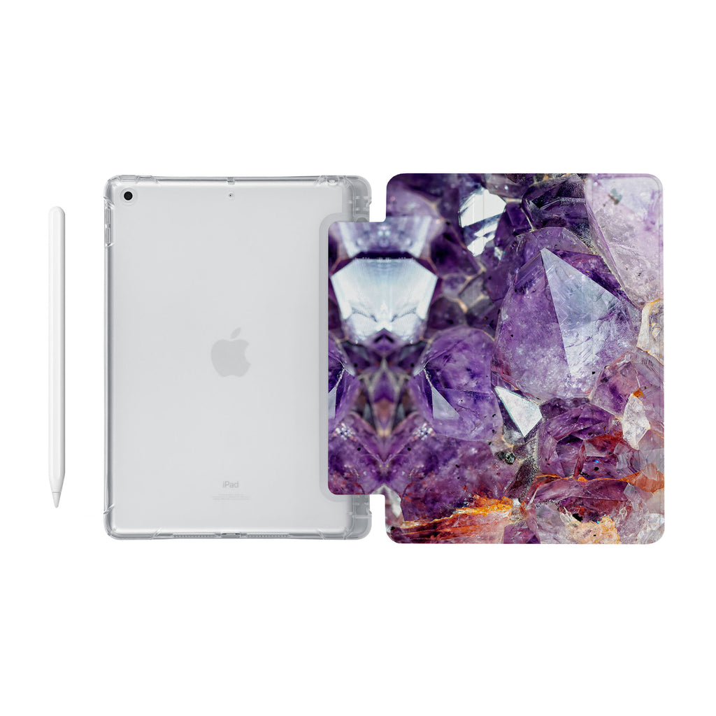 iPad SeeThru Casd with Crystal Diamond Design Fully compatible with the Apple Pencil